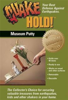 Quake Hold Museum Putty Quakehold for stabilizing items