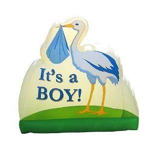 BebeSounds Its a BOY  Inflatable Birth Announcement Indoor 