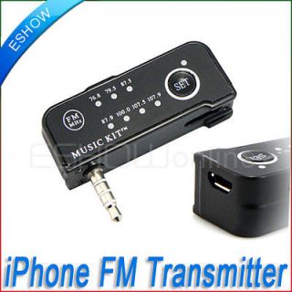 FM Car Kit Music Transmitter for iPod iPhone 3G 3GS 4G New On sale