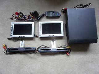 Vehicle DVD Player//TV Tuner, Dual Lcd Monitors w/ Mounting 