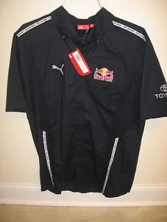   Issued Red Bull Racing Puma Pit Crew Shirt Nascar F1 BMX Supercross