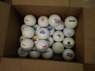   Lot of 23 Different Logo Golf Balls Sports Coors Light Yellow Pages