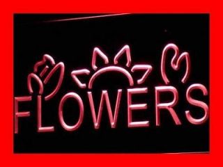 i398 r Flowers Shop Florist Display NEW Neon Light Sign