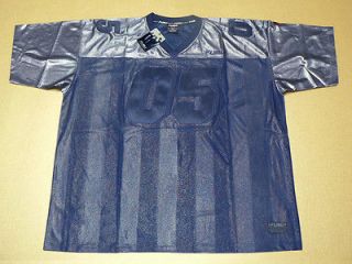 Fubu The Collection 05 Jersey 6XL Navy Blue New w/Tags