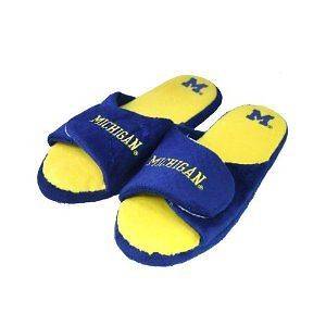NCAA University of Michigan Open Toe Slippers (Large)