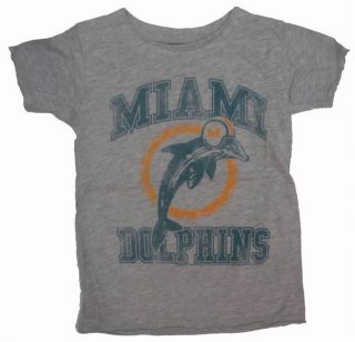 New Junk Food NFL Miami Dolphins Kids T Shirt Infant Toddler