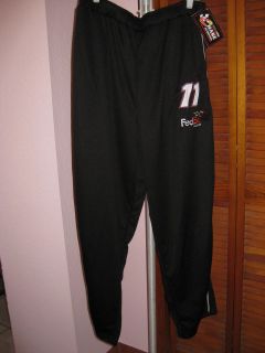 Nascar Chase Authentics Denny Hamlin #11 Fed Ex Jogging Pants Size 