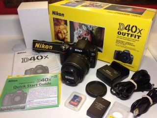 Nikon D40x 10.2 MP Digital SLR Camera   Black (Kit w/ AF S DX 18 55mm 