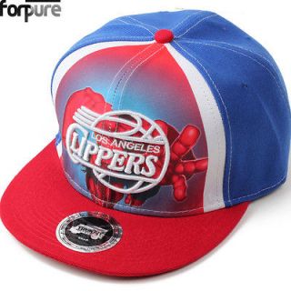 NWT NBA Los Angeles Clippers Snapback Hat Cap HULK Print Hats Caps 