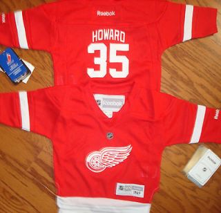 Detroit Red Wings Howard Infant Toddler Reebok NHL Hockey Jersey