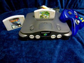Nintendo 64 N64 Bundle w/ 2 games & turbo controller Turok 2 