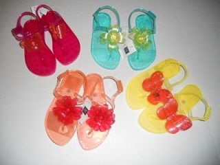 Baby Gap Toddler Girls size 11 or 12 Jelly Sandals Shoes NWT BUTTERFLY 
