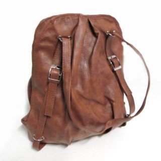 Korean Style Womens Girls PU Leather Backpack Handbag Shoulders Bag 