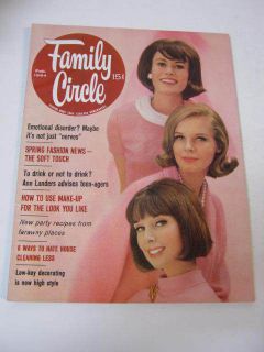 Family Circle 1964 February Spring Fashion Ann Landers Henk Bos