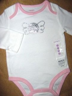   Onesie Bodysuit Shirt *LITTLE ANGEL*  White Wings NWT Infant Girls 3M