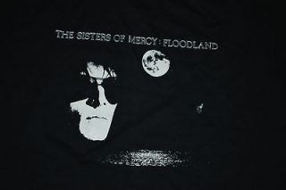ORIGINAL VTG 1987 THE SISTERS OF MERCY  FLOODLAND RARE T  SHIRT LARGE 