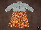 NWT Girls Hanna Andersson Outfit Size 80cm (10 24 m.)