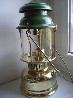 ANTIQUE KEROSENE LANTERN gas LAMP PRIMUS 1020 SWEDEN BRASS.Excellent.