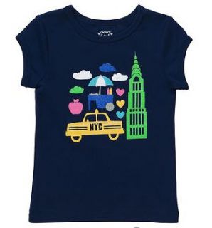   NYC New York City Empire State Cab Big Apple Tee T Shirt Top Small 4