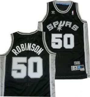 San Antonio Spurs David Robinson Swingman Throwback Black Jersey