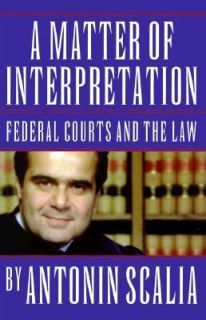   Federal Courts and the Law by Antonin Scalia 1997, Hardcover