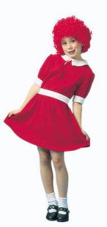 Childs Little Orphan Annie Dress Outfit Costume Sm
