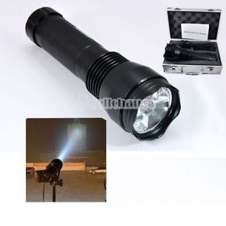 W3LE Bright HID Xenon Flashlight Torch Waterproof Rechargeable 24W 