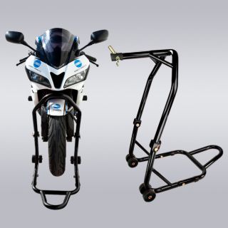 Motorcycle Triple Tree Front Center Head Lift Stand Under Fender 