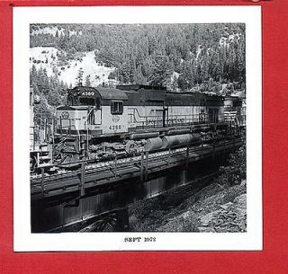 R653 RP 1972 KEDDIE CA BN RR SPOKANE & PORTLAND #4360