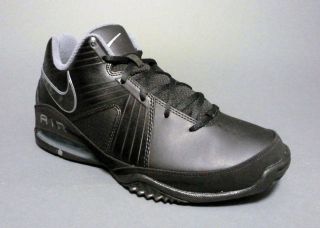 Nike mens Air Max Quarter basketball shoes size 9   Black / Dark Grey