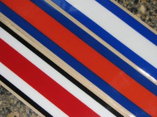 Multi Colored Stripes Football Helmet Decal NFL NCAA