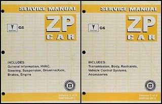   G6 Shop Manual 2 Volume Set NEW Original OEM Repair Service Books