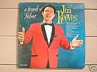 Jim Reeves country singer signed album page autograph