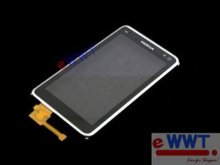 for Nokia N8 N 8 Original Replacement Silver LCD Touch Screen with 