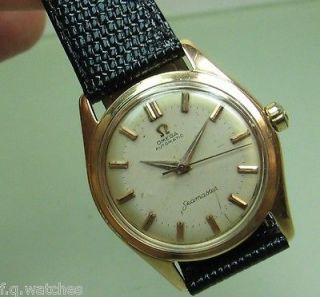 OMEGA SEAMASTER R. 2869 AUTOMATIC 18k PINK GOLD 34 MM Cal. 501 