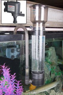 Aquarium Protein Skimmer w/ 300GPH Pump Powerhead 40 to 80 Gal Tank 