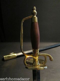   Repro of 18th C Antique American Small Sword Sword Brass Rev War Era