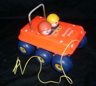   PRICE VINTAGE LITTLE PEOPLE BOUNCING BUGGY KIDS OLD RARE CAR TOY 1973