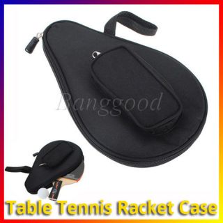 Waterproof Table Tennis Racket Ping Pong Paddle Bat Bag Pouch with 