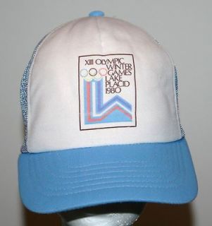   1980 Lake Placid XIII Olympic Winter Games Ball Cap Hat OSFA Snapback