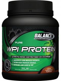 BALANCE WPI Protein 750g Chocolate Whey Protein Isolate Digestive 