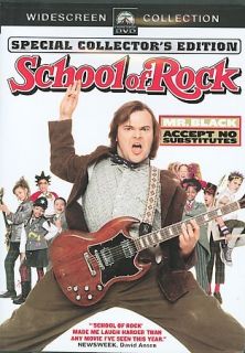 DVD SCHOOL OF ROCK   (Collectors Edtn)   (kid/family Co​medy 