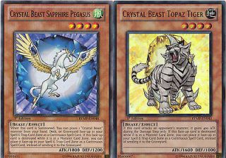   CRYSTAL BEAST SAPPHIRE PEGASUS TOPAZ TIGER HAND DESTRUCTION 44 Cards