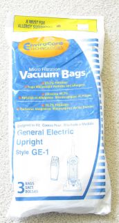 Vacuum Bags GE 1 General Electric 1 Eureka 5500 HP1 61983 6242312 