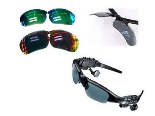  Player Sunglasses 4gb Black w/ Bluetooth Extra Lens + free Oakley 