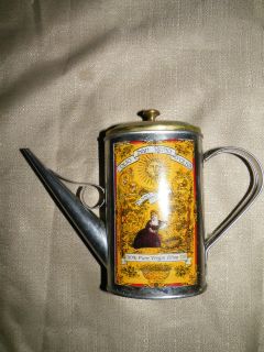 Vintage HiMark Olio San Remo DOliva 100% pure Olive Oil Tin pitcher