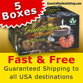 Healthy 2 1 Black GANO Coffee with Ganoderma 5 boxes