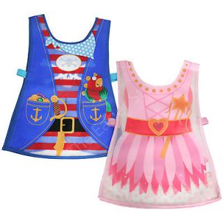 Childrens PVC Tabard Fairy Princess Pirate Apron Cooking Art Crafts 