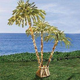   FOOT 3 BRANCH 450 LIGHTS OUTDOOR ARTIFICIAL PALM TREE NEW TREES