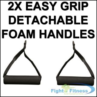 FOAM HANDLES FOR RESISTANCE EXERCISE BANDS TUBES P90X